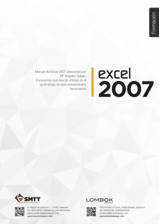 Guía de aprendizaje de Excel 2007