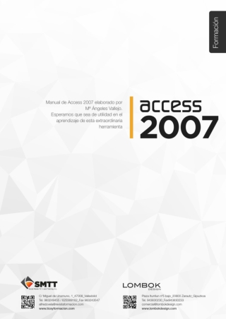 Guía de aprendizaje de Access 2007