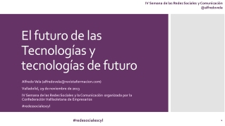 Tecnologías a observar en el futuro