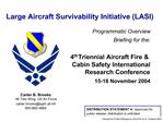 Large Aircraft Survivability Initiative LASI