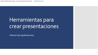 14 herramientas para crear Presentaciones