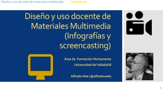 Diseño y uso docente de Materiales Multimedia (Infografías y screencasting)