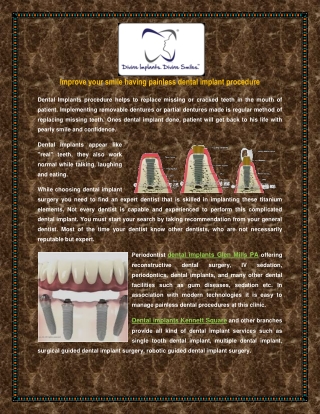 Dental Implant Procedure