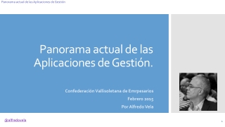 Panorama del Software de Gestión