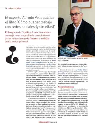 Entrevista a Alfredo Vela sobre su libro "Cómo buscar trabajo con Redes Sociales (y sin ellas)"