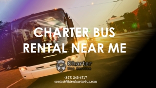 Charter Bus Rentals Near Me Prices