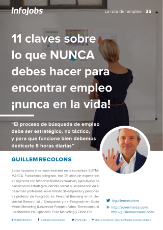 11 claves sobre lo que NUNCA debes hacer para encontrar empleo