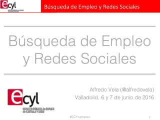 Búsqueda de empleo y redes sociales