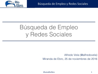 Búsqueda de Empleo y Redes Sociales