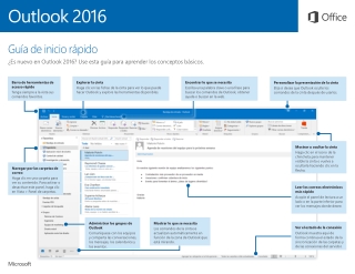 Guía de Inicio Rápido de Microsoft Outlook 2016