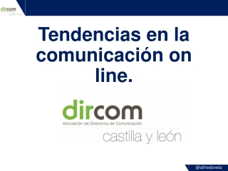 Tendencias en Comunicación online para DirCom