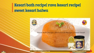 Kesari bath recipe | rava kesari recipe | sweet kesari halwa