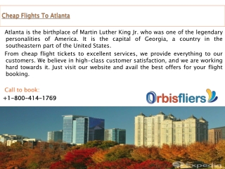 Cheap Flights to Atlanta