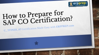 Latest Questions Answers and Preparation Tips for SAP Co Certification.