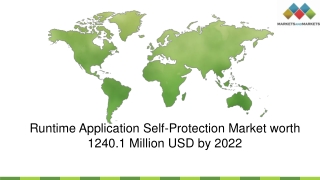 Runtime Application Self-Protection Market will reach 1240.1 Million USD by 2022