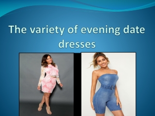 Evening Date Dresses for Women