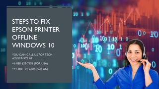 Guide to fix epson printer offline windows 10