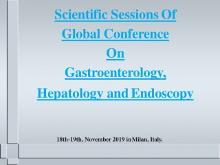 Gastro Conference 2019