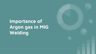 Importance of Argon Gas in MIG Welding