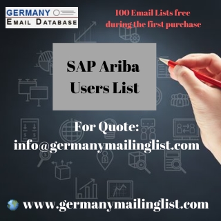 SAP Users Email List