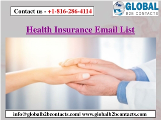 Health Insurance Email List