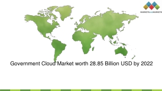 Government Cloud Market will reach 28.85 Billion USD by 2022