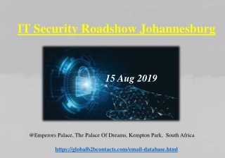 IT Security Roadshow Johannesburg