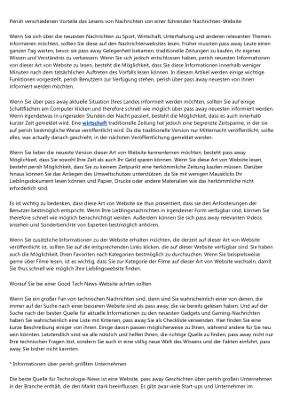 Perish verschiedenen Vorteile des Lesens von Nachrichten von einer führenden Nachrichten-Website