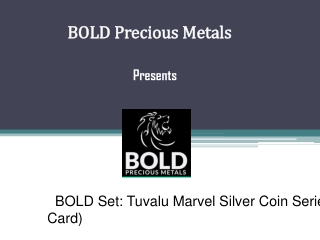 BOLD Set: Silver Tuvalu Marvel 6 Coin Set (In Card)