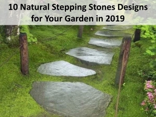 10 Natural Stepping Stone designs for your garden in 2019