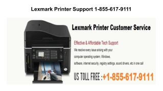 Lexmark Printer Customer Support Number 1-855-617-9111