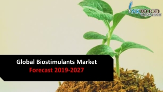 Global Biostimulants Market Trends, Analysis, Size & Share 2019-2027