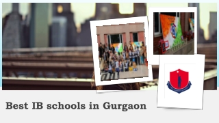 Best IB schools in Gurgaon