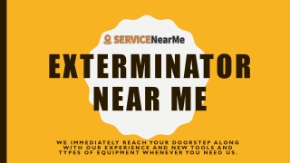 Exterminator Near Me-ppt