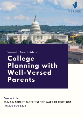 College Planning Guide for Parents | Versed - College Admissions Consultant | Parent Advisor
