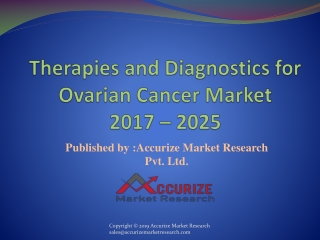 Therapies and Diagnostics for Ovarian Cancer Market