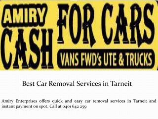 Best Car Removal Services in Tarneit