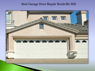 Best Garage Door Repair Rockville MD