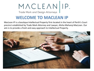 Best Intellectual Property Boutique Law Firms – Maclean IP