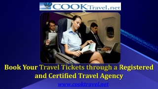 Book Your Travel Tickets through a Registered and Certified Travel Agency