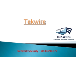 Tekwire | Instant Network Security | 8444796777