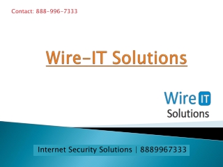 Wire-IT Solutions | 8889967333 | Internet Security