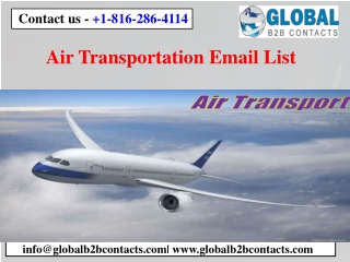 Air Transportation Email List