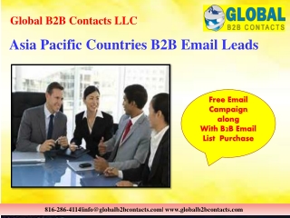 Asia Pacific Countries B2B Email Leads