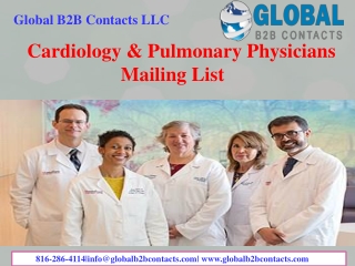 Cardiology & Pulmonary Physicians Mailing List