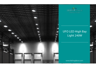 UFO LED High Bay Light 240W For warehouse lighting