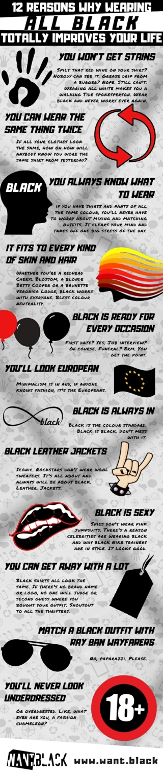 12 Reasons Why Wearing All Black Will Totally Improve Your Life