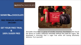 SkinnyMe Best Dark Chocolate - SkinnyMeChocolate.Com