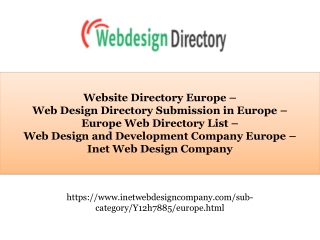 Website Directory Europe