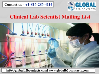 Clinical Lab Scientist Mailing List